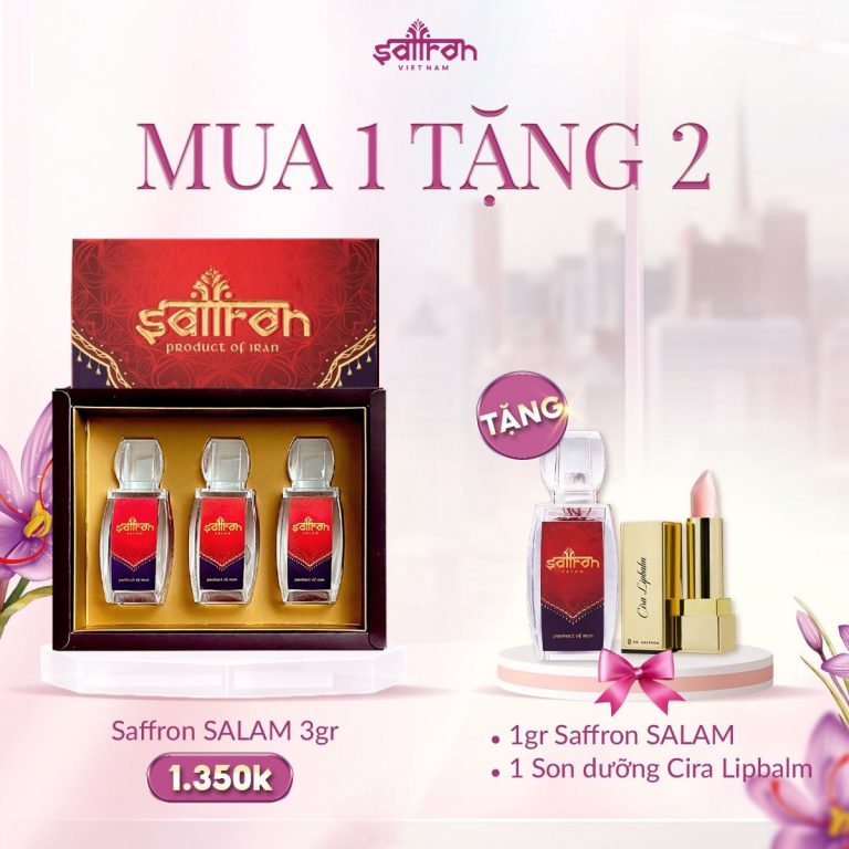 Saffron Salam 3 Gram – Mua 1 Tặng 2