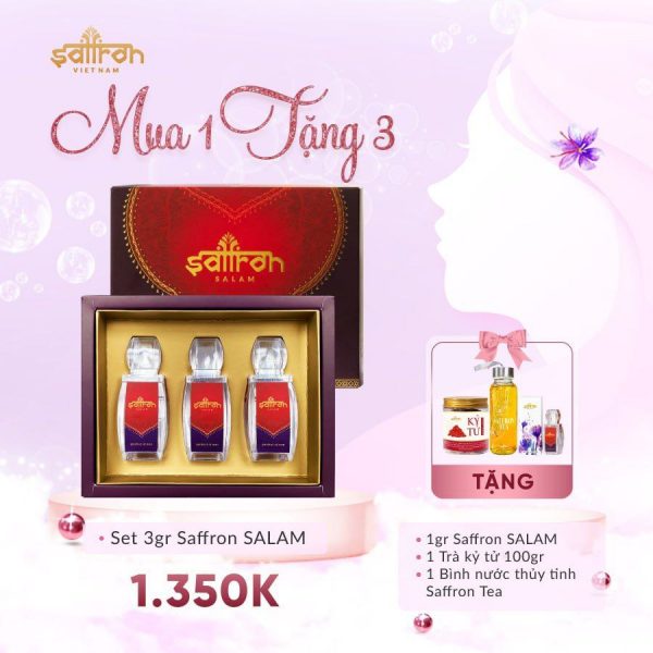 Saffron Salam 3 Gram – Mua 1 Tặng 3