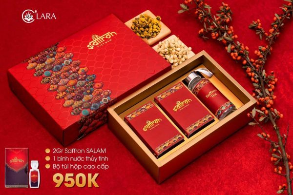 Set quà Tết Saffron Salam 2gram