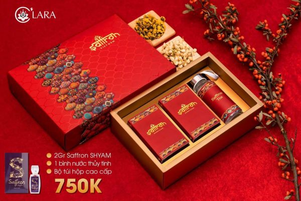 Set quà Tết Saffron Shyam 2gram