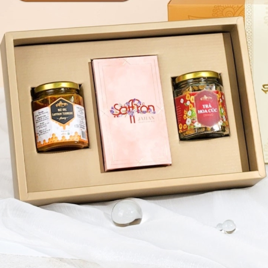 [Set quà Roya #4] Saffron Jahan và Mật ong Saffron Tinh nghệ