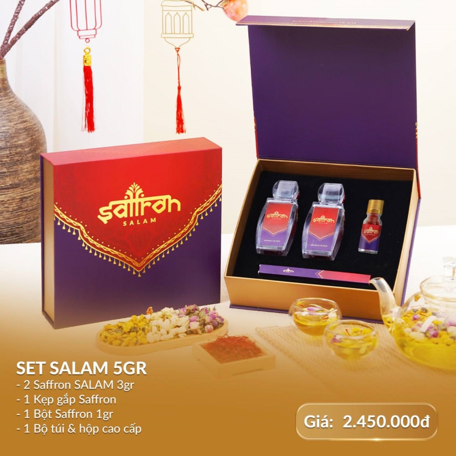 Saffron SaLam 5 Gram – Hộp quà tặng cao cấp 02