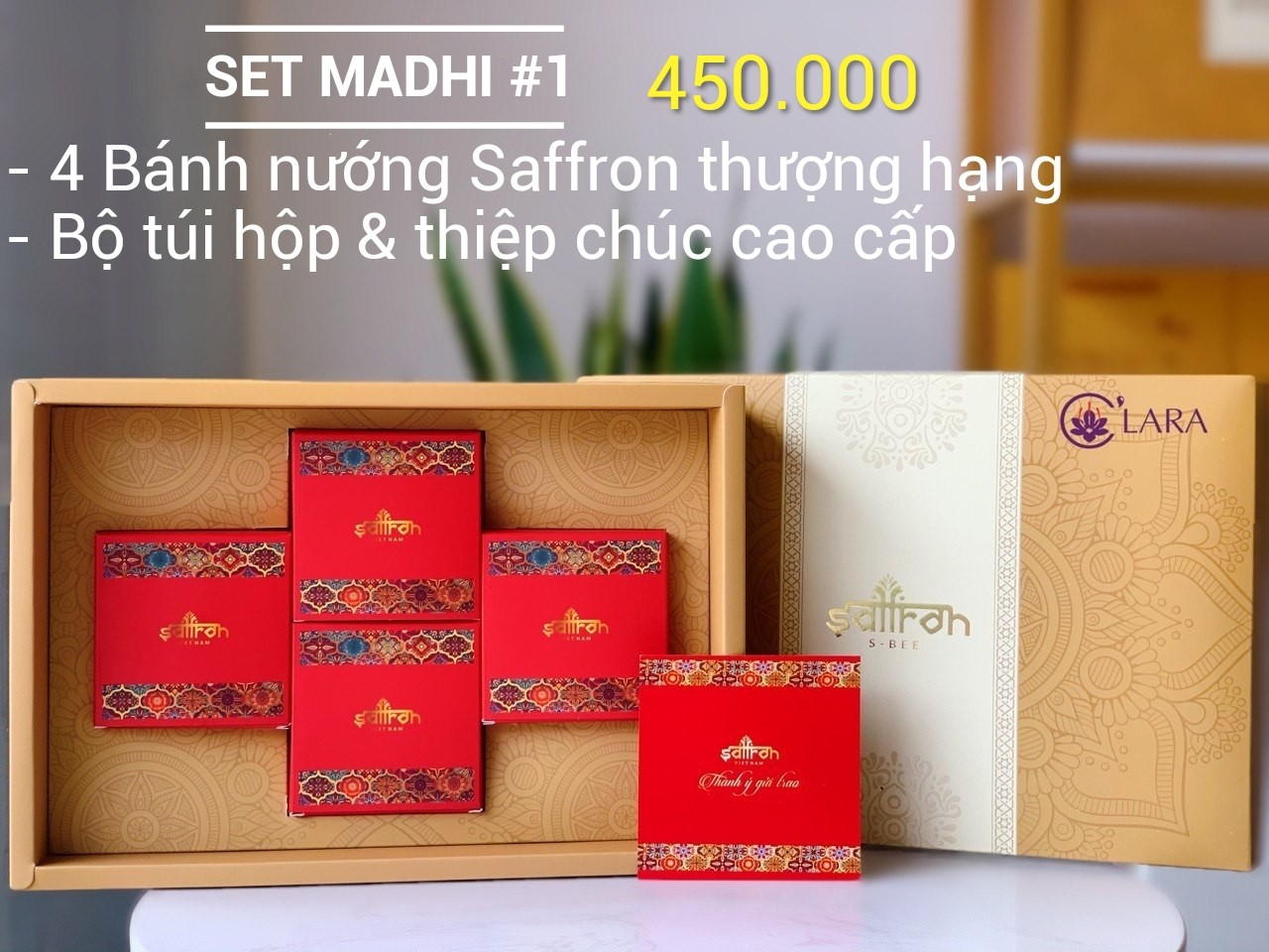 Set MAHDI #1 – Hộp quà 4 bánh trung thu cao cấp